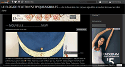 Desktop Screenshot of feutrinesetpiqueaiguilles.com